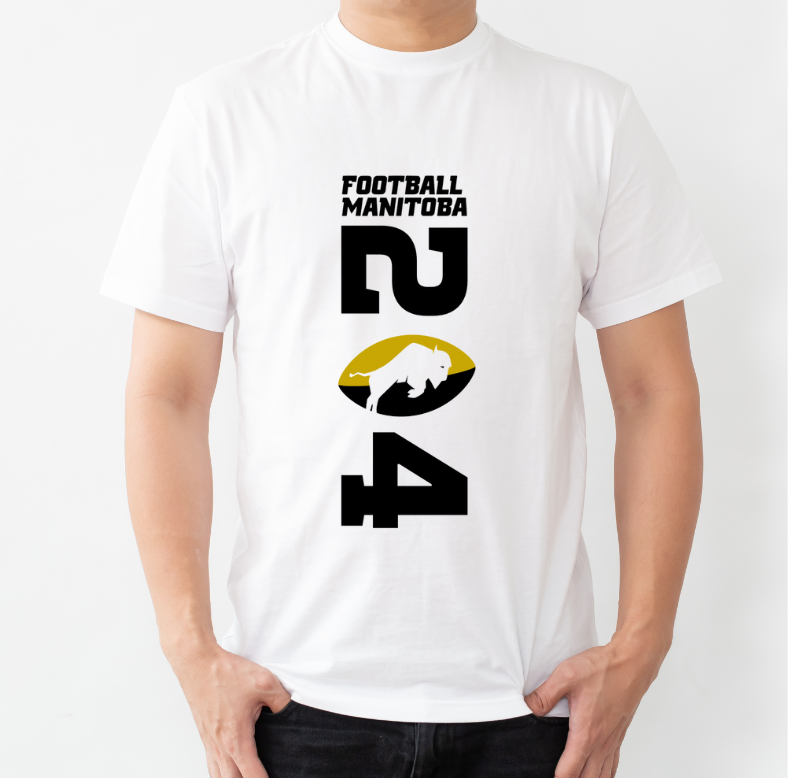 Football Manitoba 204 Ringspun Adult T-Shirt