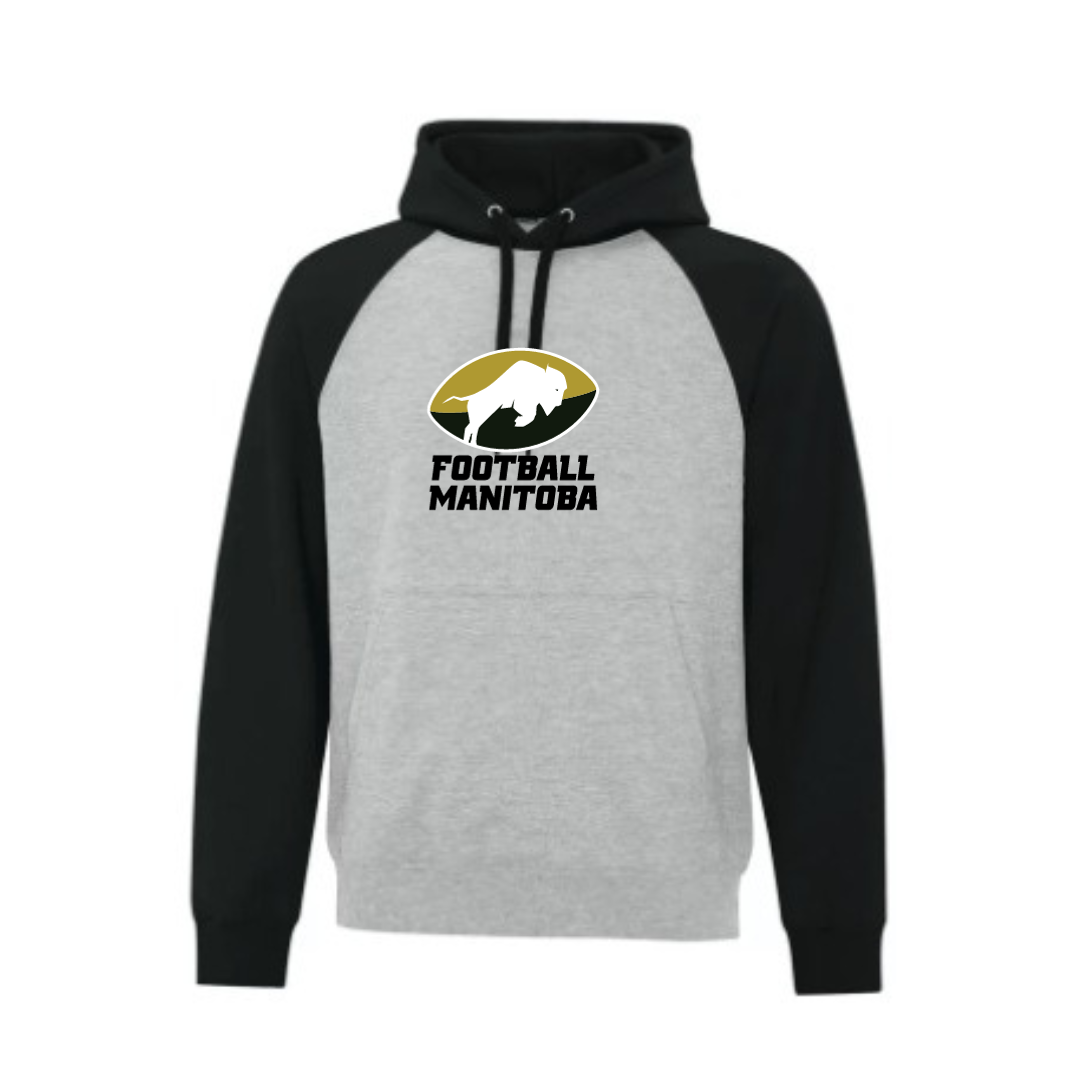 Football Manitoba Adult Two Tone Hoodies