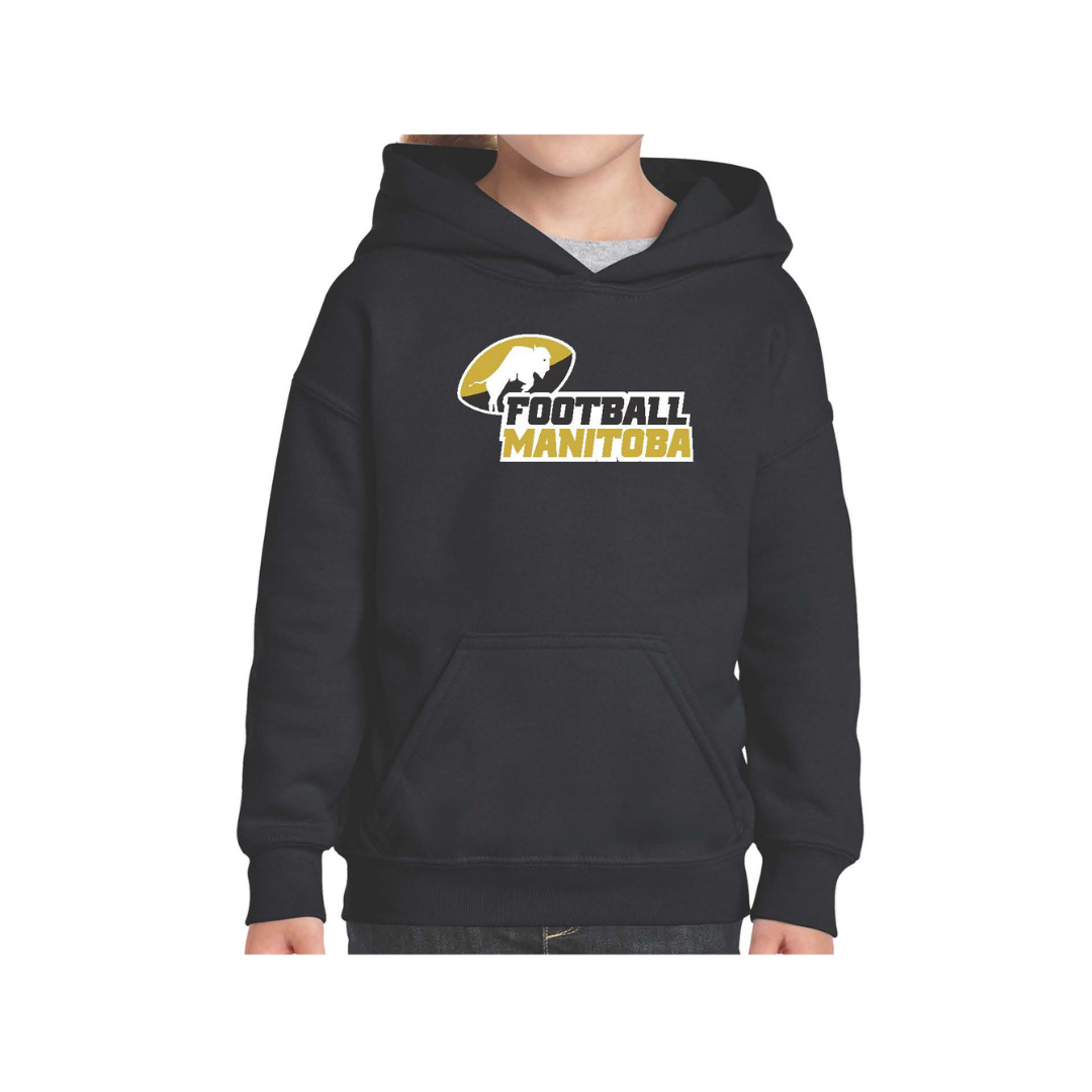 Football Manitoba 2024 Logo Regular Youth Hoodie
