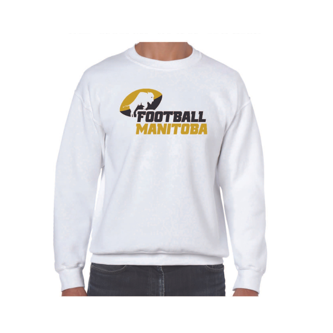 Football Manitoba 2024 Logo Adult Crewneck Sweatshirt