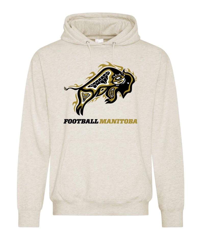 Football Manitoba Indigenous Bison Adult Hoodie