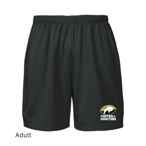 Football Manitoba Adult Pocketless Shorts