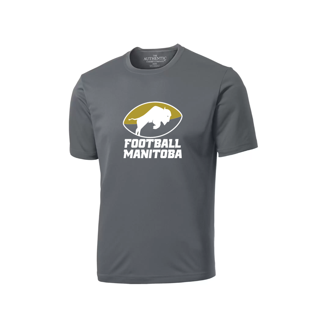 Football Manitoba DriFit Adult T-Shirt