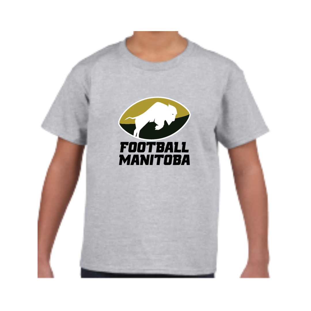 Football Manitoba Ringspun Youth T-Shirt