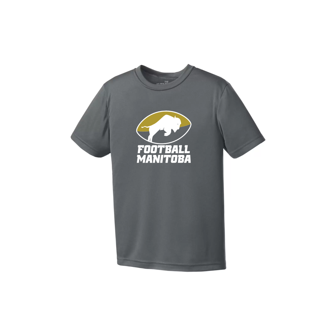 Football Manitoba DriFit Youth T-Shirt