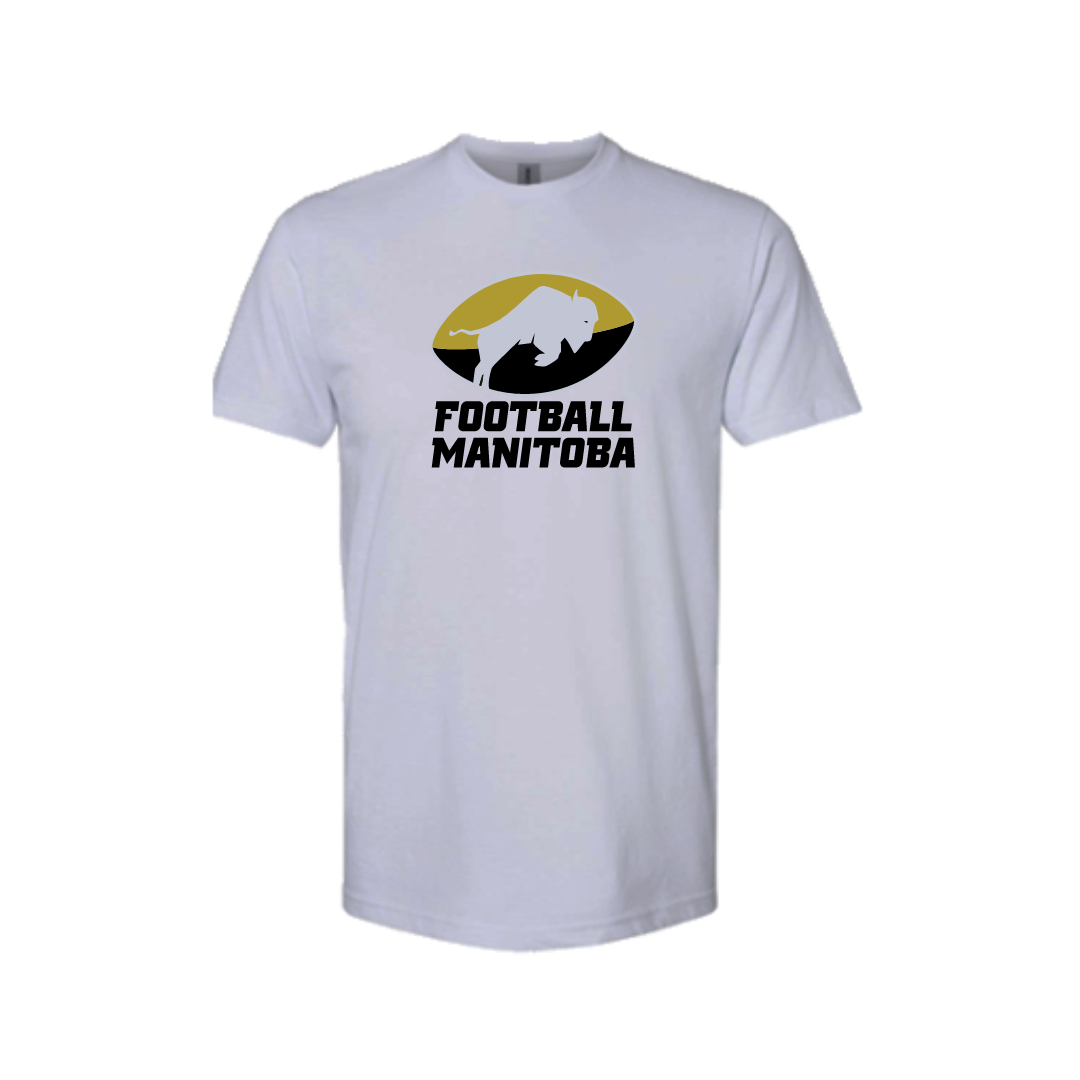 Football Manitoba Ringspun Adult T-Shirt