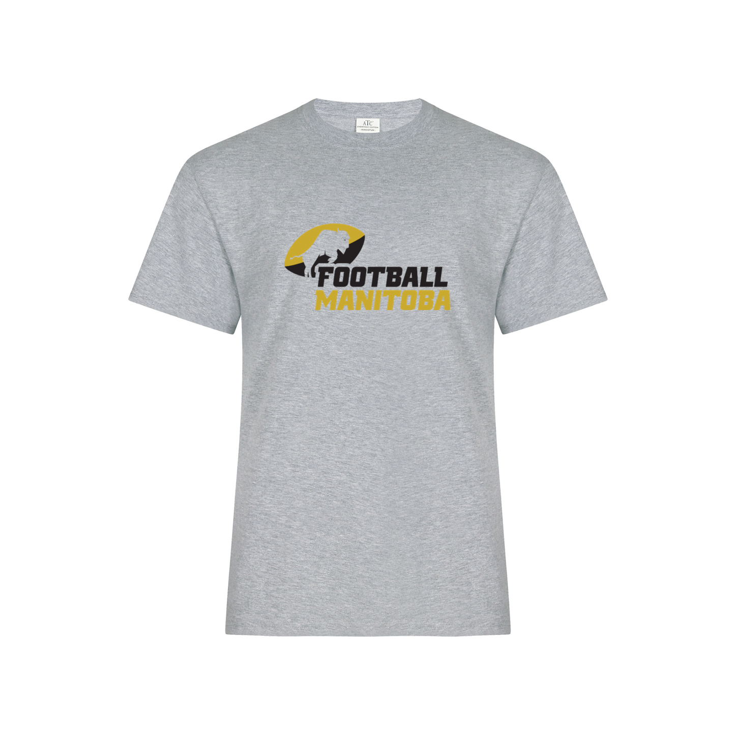 Football Manitoba Horizontal Logo T-Shirt Adult