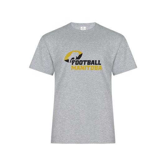 Football Manitoba Horizontal Logo T-Shirt Adult